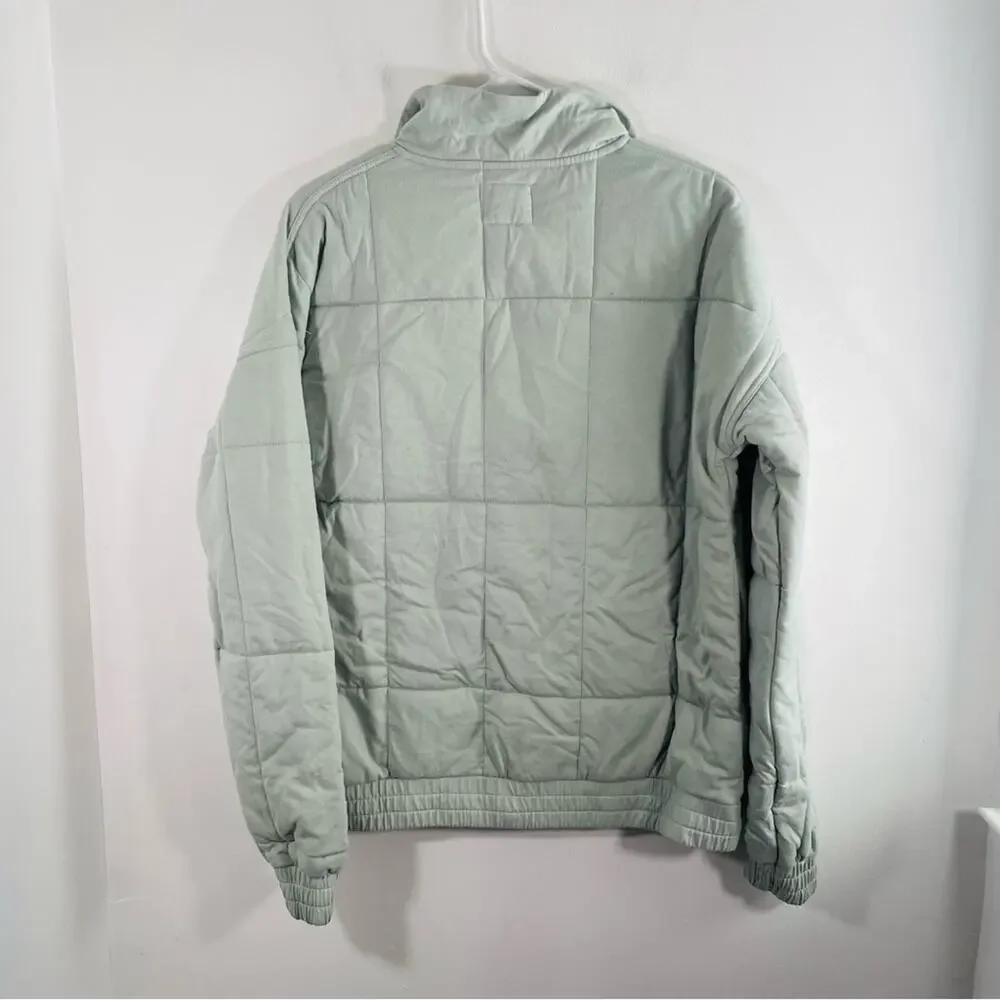 Anthropologie All Fenix Marnie Mint Green Quilted Puffer Jacket Small Allfenix